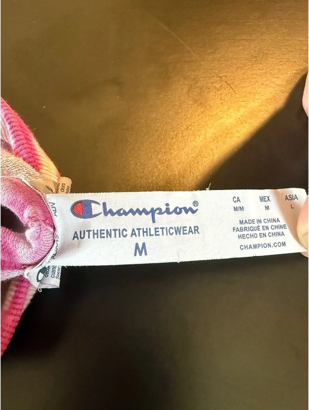 Champion Authentic Athleticwear Tie-Dye Sports Bra - Built In Bra - Medium